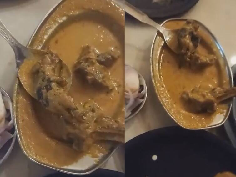 Rat in Food Ludhiana Man Posts Video Of Dead Rat In Restaurant Food Internet Shocked Rat in Food: రెస్టారెంట్‌లో చికెన్ కర్రీ తినే ముందు జాగ్రత్త, ఎలుకలుంటాయ్ చూసుకోండి - వైరల్ వీడియో