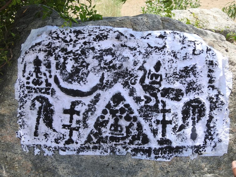 7th century Pallavar Middle Stone found at Tiruvannamalai TNN திருவண்ணாமலையில் 7 ஆம் நூற்றாண்டைச் சேர்ந்த பல்லவர் கால நடுகல் கண்டுபிடிப்பு