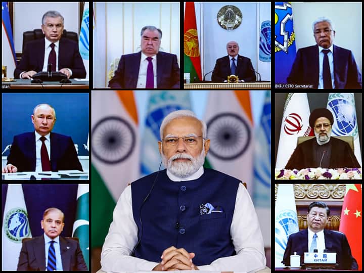 एससीओ की बैठक में चीन के राष्ट्रपति शी चिनफिंग, रूसी राष्ट्रपति व्लादिमीर पुतिन, पाकिस्तान के प्रधानमंत्री शहबाज शरीफ जैसे समकक्ष मौजूद थे. इसके अलावा कजाकिस्तान, किर्गिजिस्तान, ताजिकिस्तान, उज्बेकिस्तान और ईरान के नेताओं ने भी हिस्सा लिया.
