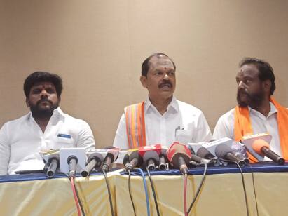 Actor Vijay Ajith should enter politics - Hindu Peoples Party chief Arjun Sampath ”நடிகர்கள் விஜய், அஜித் போன்றோர் அரசியலுக்கு வரவேண்டும் ஆனால்...” -  கண்டிஷன் போட்ட்  அர்ஜுன் சம்பத்