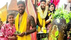 Umesh yadavએ પત્ની તાન્યા સાથે મહાકાલના કર્યા દર્શન, ટ્વિટ કરી લખી દિલની વાત