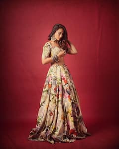 Surbhi Jyoti Enchants With Her Boho Look In A Floral Printed Lehenga | SEE PICS