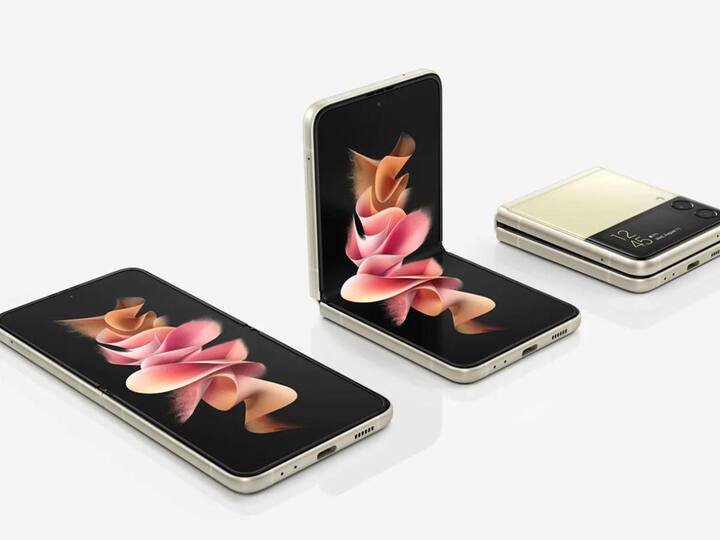 Samsung Galaxy Z Flip3 - (Price: Rs 49,999) - The Samsung Galaxy Z Flip3 offers a budget-friendly flip smartphone option with a premium design, 1.9-inch external display, 6.7-inch FHD+ Super AMOLED internal display with 120Hz refresh rate, Snapdragon 888 chip, dual 12-megapixel rear cameras and 10-megapixel selfie camera . (Image: Samsung)