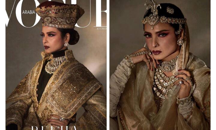 Rekha Royal Photoshoot: 68 ਸਾਲ ਦੀ ਉਮਰ ਵਿੱਚ ਵੀ ਰੇਖਾ ਦੀ ਖੂਬਸੂਰਤੀ ਕਮਾਲ ਦੀ ਹੈ। ਇਨ੍ਹਾਂ ਨੂੰ ਦੇਖ ਕੇ ਕੋਈ ਵੀ ਉਨ੍ਹਾਂ ਦੀ ਉਮਰ ਦਾ ਅੰਦਾਜ਼ਾ ਨਹੀਂ ਲਗਾ ਸਕਦਾ। ਹਾਲ ਹੀ 'ਚ ਮਸ਼ਹੂਰ ਅਦਾਕਾਰਾ ਨੇ ਇਕ ਸ਼ਾਨਦਾਰ ਫੋਟੋਸ਼ੂਟ ਕਰਵਾਇਆ ਹੈ।