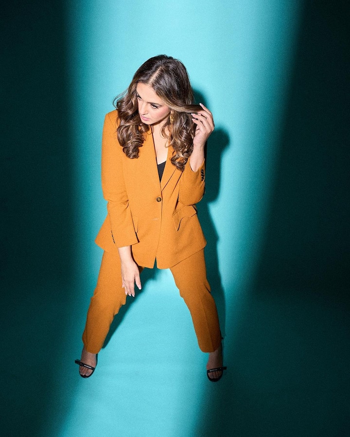 The outfit was from the shelves of RSR by Riti Rahul Shah. (Image Source: Instagram/ Huma Qureshi)