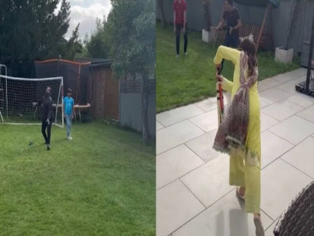 Woman Cricketer Bats In Salwar Kameez Against Younis Khan, Netizens Say 'Good Forward Defensive Stroke' Woman Cricketer Bats In Salwar Kameez Bats Against Younis Khan, Netizens Say 'Good Forward Defensive Stroke' Woman Cricketer Bats In Salwar Kameez Against Younis Khan, Netizens Say 'Good Forward Defensive Stroke'