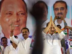 बगावत के बीच अजित पवार के मंच पर सजी चाचा की तस्वीर तो तीखी हुई जंग, शरद पवार बोले- उनके पास और कुछ नहीं