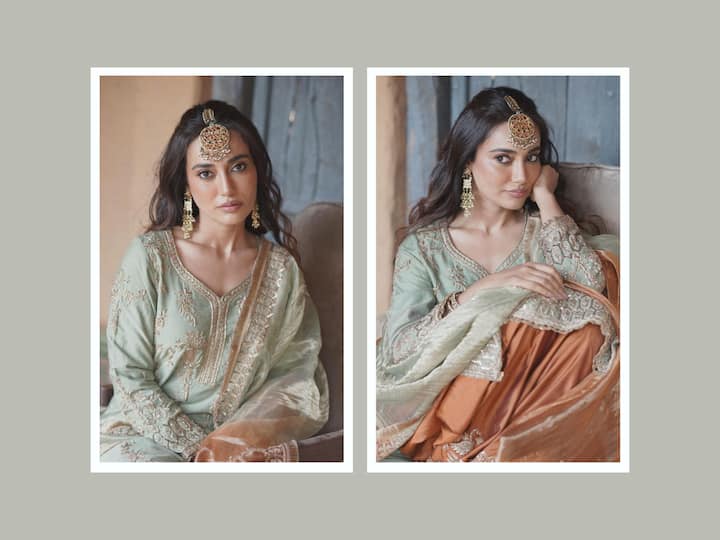 Surbhi Jyoti treated her Instagram family a few days back as she shared pictures of herself posing in a gorgeous pastel kurta