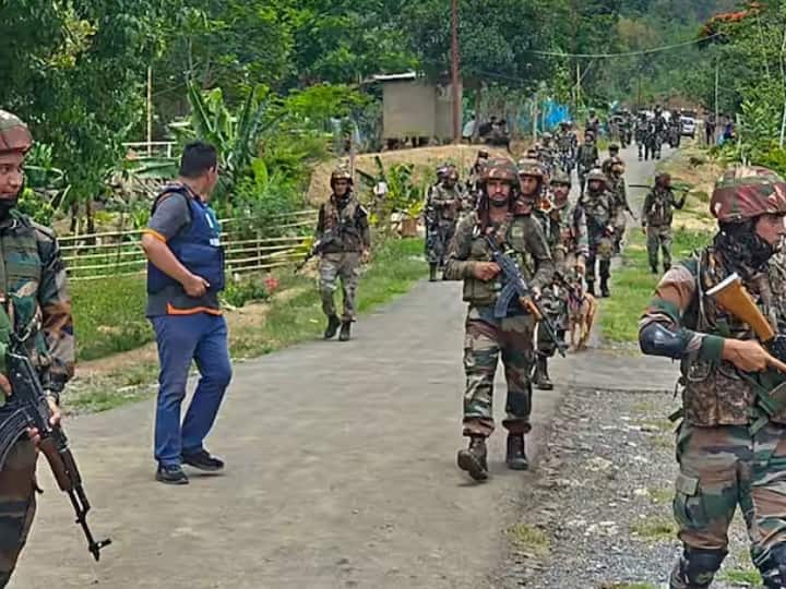 Manipur Violence Mob Sets IRB Personnel House On Fire Today