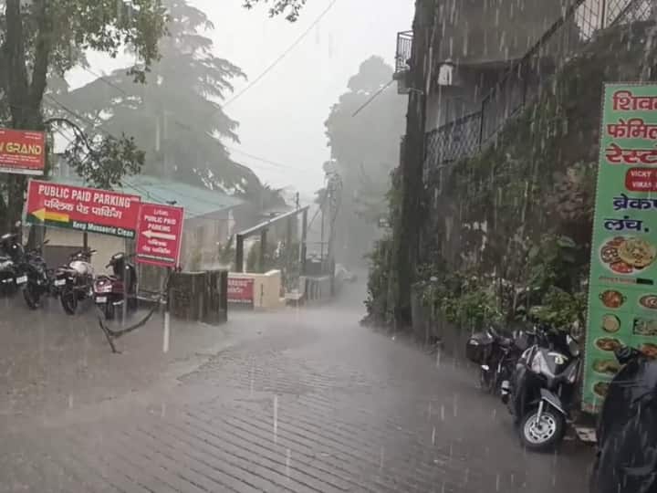 Mussoorie Administration issued red alert after IMD Mussoorie Heavy Rain warning ann Mussoorie News: मसूरी में भारी बारिश से घरों में घुसा पानी, मौसम विभाग की चेतावनी के बाद प्रशासन ने जारी किया रेड अलर्ट