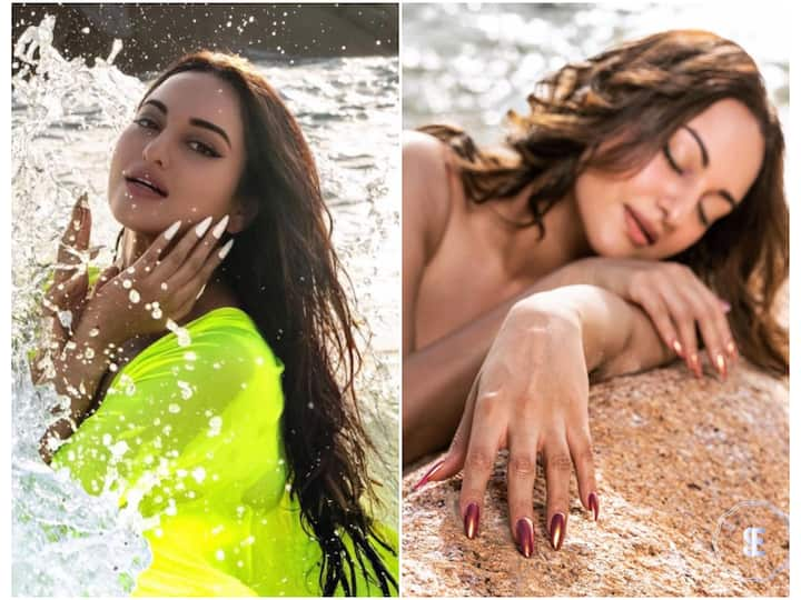 Sonakshi Sinha is raging fire in water with her latest pictures on Instagram.