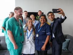 Rishi Sunak Meets Healthcare Providers As UK Celebrates 75 Years Of National Health Service. In Pics