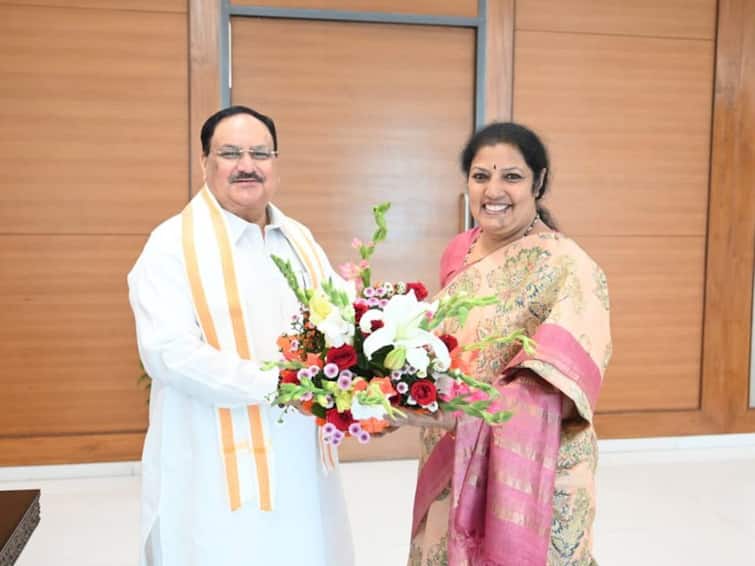 Andhra Pradesh New BJP Chief Daggubati Purandeswari Will Work Towards Safeguarding Interests Of State Will Work Towards Safeguarding Interests Of State: New Andhra Pradesh BJP Chief Purandeswari