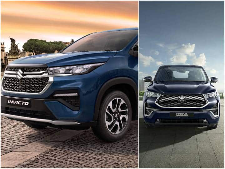 See the features comparison between Maruti Suzuki Invicto and Toyota Innova Hycross  Car Comparison: मारुति सुजुकी इनविक्टो और टोयोटा इनोवा हाइक्रॉस, जानें किसे खरीदना आपके लिये होगा बेहतर!