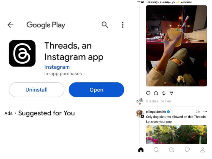 Twitter vs Meta Mark Zuckerberg launched Threads here is how to download in android and IOS Twitter vs Meta: मेटा ने लॉन्च किया Threads ऐप, इस तरह कर पाएंगे डाउनलोड