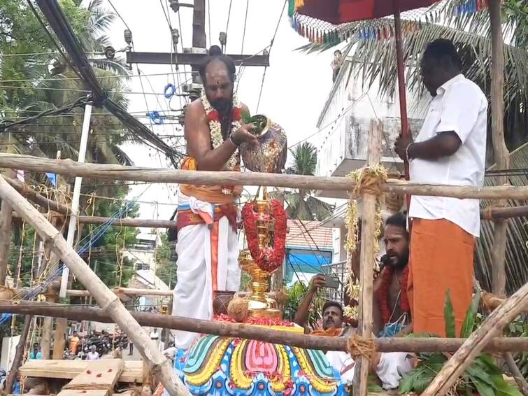 Mayiladuthurai Manmadh Karunyeswara Swamy Temple Kumbabhishekam festival TNN மயிலாடுதுறையில் மன்மத காருண்யேஸ்வர சுவாமி கோயில் கும்பாபிஷேக விழா