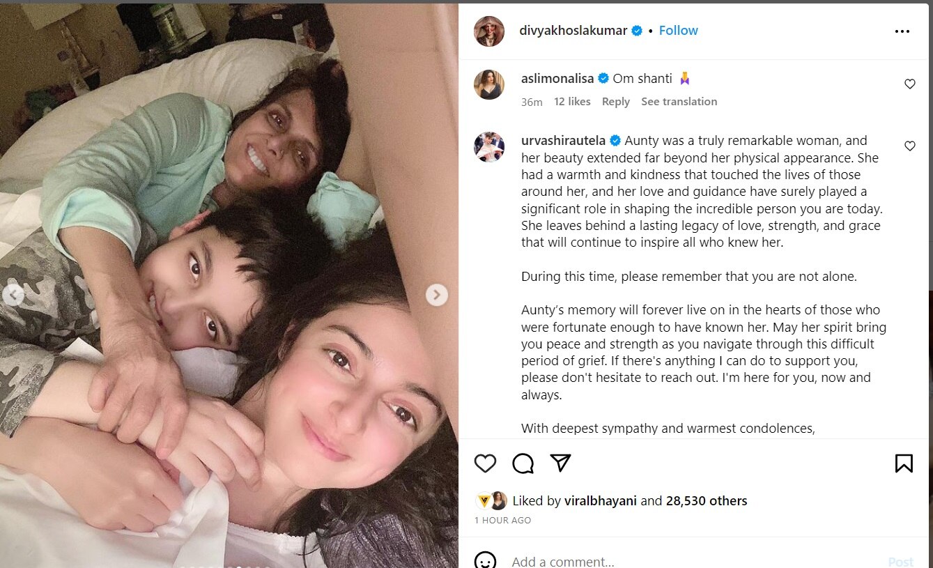 Divya Khosla Kumar Mother Passed Away: दिव्या खोसला कुमार की मां का निधन, एक्ट्रेस ने सोशल मीडिया पर लिखा भावुक पोस्ट