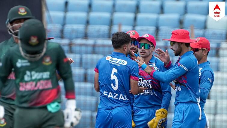 Bangladesh vs Afghanistan 1st ODI: Rashid Khan’s team emerge victorious in rain-affected match against Bangladesh Ban vs Afg: বৃষ্টিবিঘ্নিত ম্য়াচে বাংলাদেশকে হারিয়ে ওয়ান ডে সিরিজে এগিয়ে গেল আফগানিস্তান
