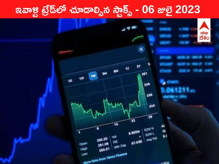 Stocks to watch today 06 July 2023 todays stock market todays share market Stocks To Watch 06 July 2023: ఇవాళ మార్కెట్‌ ఫోకస్‌లో ఉండే 'కీ స్టాక్స్‌' Adani Wilmar, Ujjivan, Marico