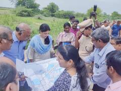 Tamil Nadu Govt Team Conducts Survey At Parandur Amid Protests By Residents — PICS
