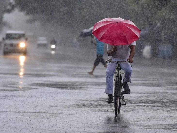 gujarat weather update Rain fall in ahemdabad till   late night અમદાવાદમાં મોડી રાતથી મેઘરાજાનું આગમન, શહેરમાં અત્યાર સુધીમાં 5 ઇંચ વરસ્યો
