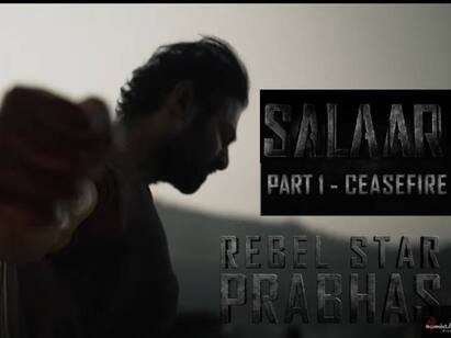 Actor prabas Salaar Movie Teaser released Salaar Teaser: KGF படத்துக்கு டஃப் கொடுக்க வரும் சலார்.. வெளியானது முதல் பாகத்தின் டீசர்.. ரசிகர்கள் மகிழ்ச்சி...!