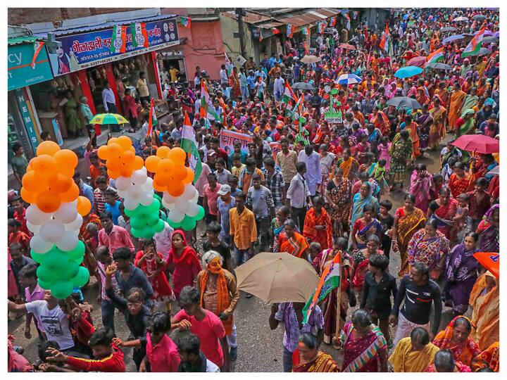About 5.67 crore people living in the state's rural areas are eligible to vote in the July 8 elections for the three-tier panchayat system, comprising zilla parishad, panchayat samiti and gram panchayat. (Image: PTI)