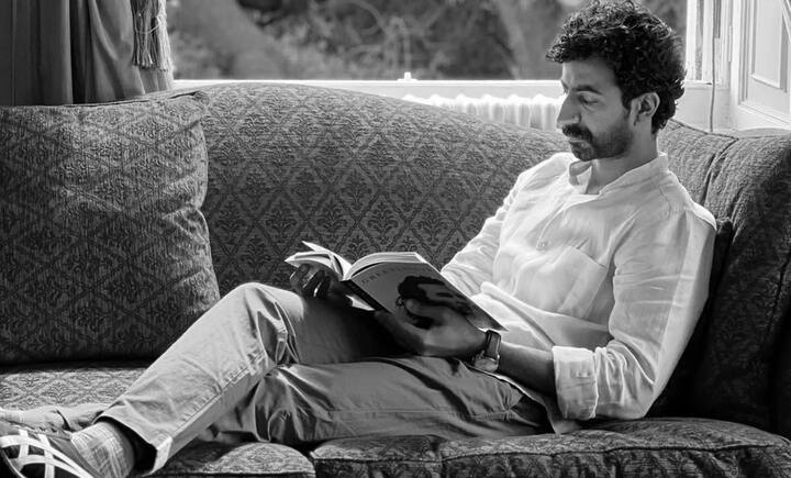 Janhvi Kapoor posted monochromatic photos taken on the film's set.