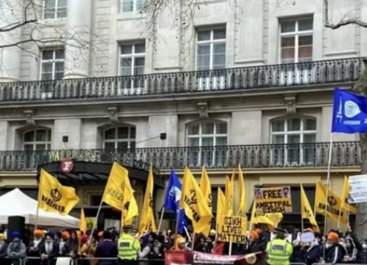 Khalistani Threat: 'लंदन में भारतीय उच्चायोग पर हमला करने वाले बख्शे नहीं जाएंगे', ब्रिटेन सरकार ने खालिस्तान समर्थकों को दी चेतावनी Direct attacks on Indian mission completely unacceptable UK foreign secretary Khalistani Threat: 'लंदन में भारतीय उच्चायोग पर हमला करने वाले बख्शे नहीं जाएंगे', ब्रिटेन सरकार ने खालिस्तान समर्थकों को दी चेतावनी