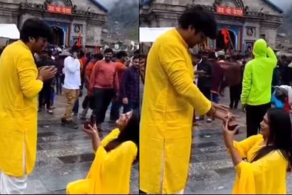 Kedarnath : Raveena Tandon React on Kedarnath Couple Proposal Video After Police Taking Action Kedarnath : કેદારનાથમાં કપલ પર કાર્યવાહીને લઈ બોલિવૂડ અભિનેત્રી લાલઘુમ