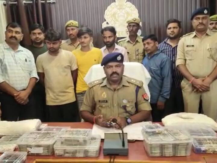 Kanpur Dehat and Surat SOG police joint action Four arrest including Councilor on thefr case ann UP News: कानपुर देहात में चोरी के आरोप में सभासद सहित 4 गिरफ्तार, 22 लाख रुपये और ज्वेलरी पुलिस ने की बरामद