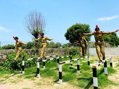 In Pics: उदयपुर में लगे ट्रेनिंग कैंप में खुद को फौलाद बना रही हैं एनीसी की लड़कियां, देखें तस्वीरें