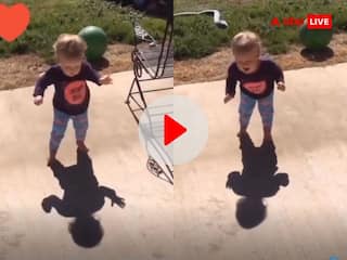 Viral Video: अपनी ही परछाई से डरने लगी बच्ची, वीडियो वायरल होने पर लोग बोले 'ये हंसने की बात नहीं'