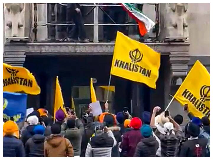 Khalistan supporters called a rally in London poster viral on 8th july Indian diplomats were targeted After Canada Khalistan Protest: भारत के खिलाफ नई साजिश! कनाडा के बाद लंदन में भी खालिस्तान समर्थकों की रैली, भारतीय डिप्लोमेट टारगेट