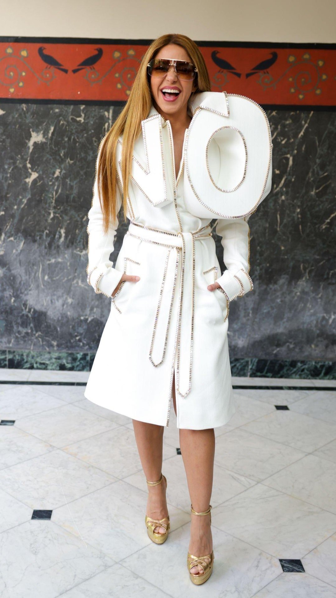 Shakira Turns Heads In A White No Dress At Paris Haute Couture