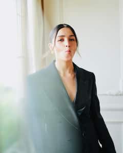 Alia Bhatt Steals The Show In A Black Chic Suit