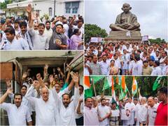 Congress Holds Nationwide Protests Against Court Verdict In Rahul Gandhi Defamation Case. In Pics