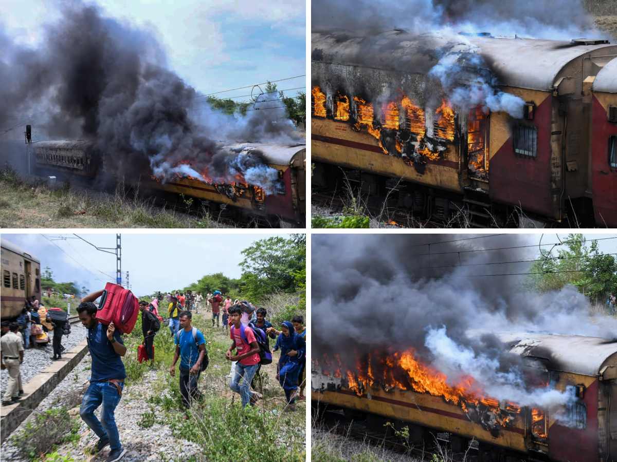 Hyderabad-Bound Falaknuma Express Catches Fire, Passengers Evacuated
