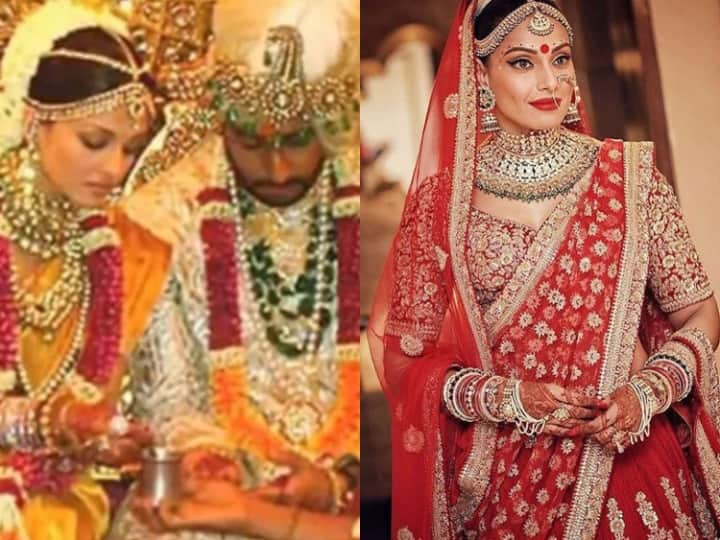 Bollywood Actresses Bridal Lehnga Cost: बॉलीवुड एक्ट्रेसेज अपनी शादी में काफी महंगे डिजाइनर लहंगे पहनती हैं. जानते हैं किस सेलेब्स ने अपनी शादी में कितने का लहंगा पहना था.