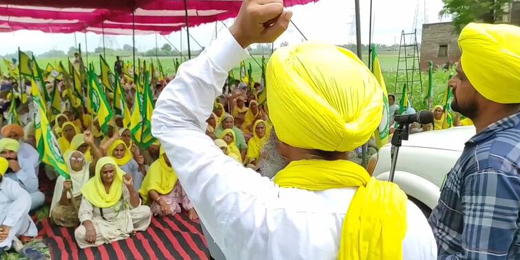 2 farmer organizations face to face over land dispute in Sangrur, clash took place, video went viral ਸੰਗਰੂਰ 'ਚ ਜ਼ਮੀਨੀ ਵਿਵਾਦ ਨੂੰ ਲੈ ਕੇ 2 ਕਿਸਾਨ ਜਥੇਬੰਦੀਆਂ ਆਹਮਣੇ-ਸਾਹਮਣੇ, ਲਾਇਆ ਧਰਨਾ, ਵੀਡੀਓ ਵਾਇਰਲ