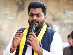 ओमप्रकाश राजभर के बेटे अरविंद राजभर पर भीड़ ने बोला हमला, गाड़ी को आग लगाने की कोशिश