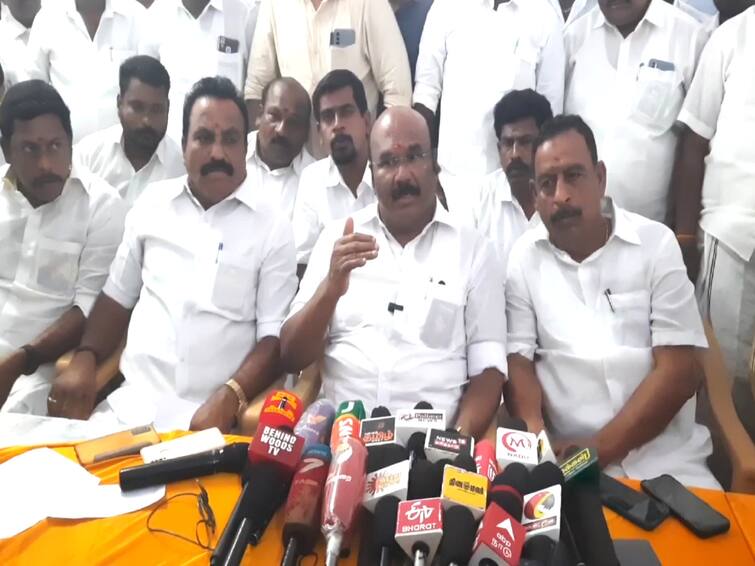 Mayiladuthurai Women's Rights Scheme is going to become a DMK only scheme says Ex-Minister Jayakumar TNN மகளிர் உரிமை தொகை திட்டம்  திமுகவினருக்கு மட்டுமே பயன்படும் திட்டமாக மாறப்போகிறது - முன்னாள் அமைச்சர் ஜெயகுமார்