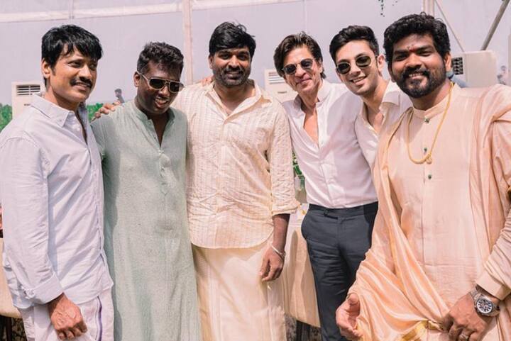 இந்த படத்தில் ஷாருக்கான், விஜய் சேதுபதி, நயன்தாரா, தீபிகா படுகோன், சஞ்சய் தத், பிரியா மணி, யோகி பாபு, சுனில் குரோவர் உள்ளிட்ட பலரும் நடிக்கின்றனர்.