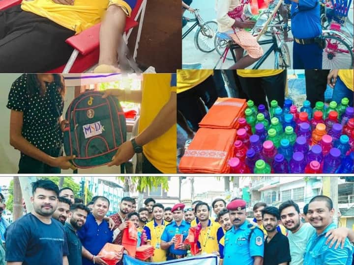 MS Dhoni fans in Nepal celebrating birthday here watch viral video latest sports news MS Dhoni: नेपाल में कैप्टन कूल के फैंस ने खास अंदाज में मनाया अपने चहेते क्रिकेटर का बर्थडे, देखें वायरल तस्वीरें