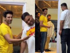 कार्तिक आर्यन ने विराट कोहली और प्रियंका चोपड़ा के एक्स बॉडीगार्ड के साथ किया मजाक, वायरल हो रहा वीडियो