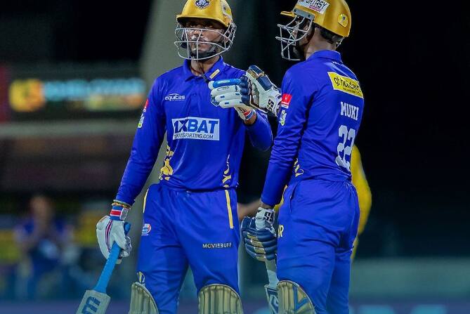 நேற்று டி.என்.பி.எல் இறுதி போட்டிக்கான தகுதி சுற்றில் திண்டுக்கல் அணியும் கோவை கிங்ஸ் அணியும் மோதின. இதில் டாஸ் வென்ற திண்டுக்கல் அணி முதலில் பந்து வீச்சை தேர்வு செய்தது.