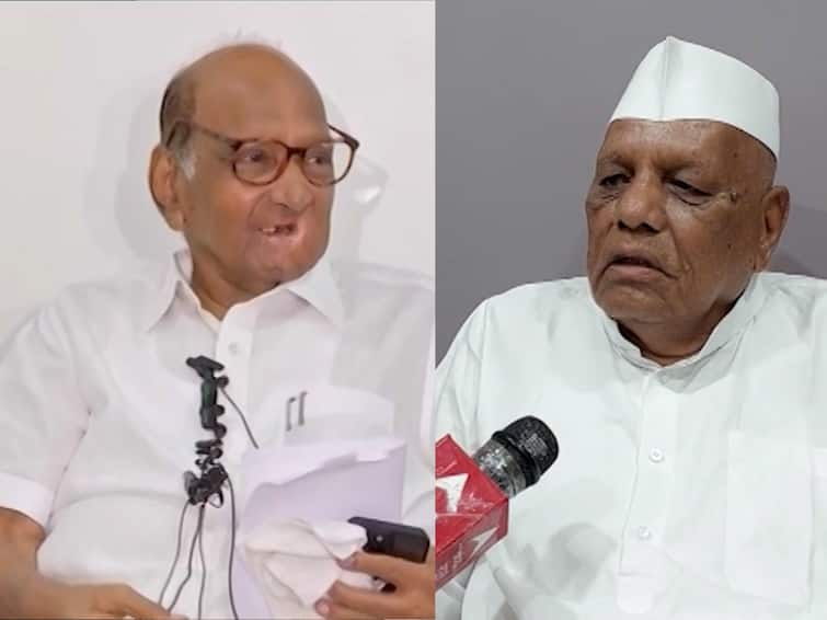 Baramati Politics Split in NCP is decided by Sharad Pawar Alleges BJP leader Chandrarao Taware Chandrarao Taware On Sharad Pawar :राष्ट्रवादीत उभी फूट म्हणजे शरद पवारांनी ठरवून केलेला कार्यक्रम : चंद्रराव तावरे