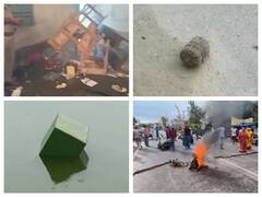 Bengal Panchayat Elections: Booths Destroyed, Ballot Boxes Go Up In Flames Amid Violence In State — SEE PICS