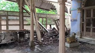 Bhavnagar: ભારે વરસાદથી 156 વર્ષે જૂના જશોનાથ મહાદેવ મંદિરનો ભાગ ધરાશાયી