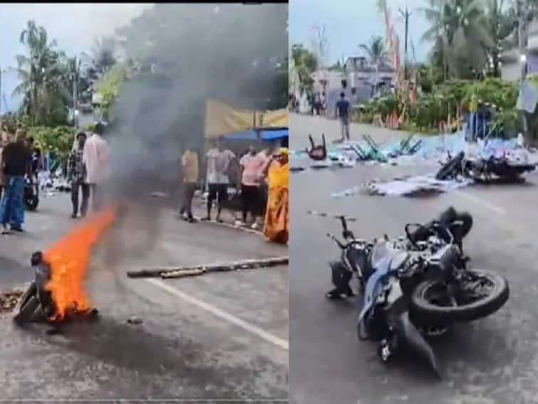 Bengal Panchayat Election Booth Destroyed, Ballot Box Stolen In West Bengal's Barasat bjp agent killed WB Polls: மேற்குவங்கத்தில் தொடரும் மரணங்கள்.. அடுத்தடுத்த வன்முறையால் 26 பேர் பலி.. உள்ளாட்சி தேர்தலுக்கே இப்படியா?